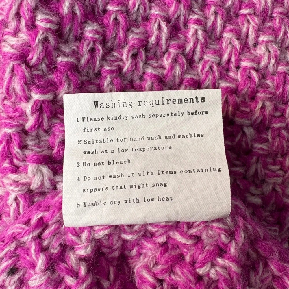 FYHAP‎ Mermaid Tail Blanket Pink Knit Cozy Soft Blanket 44